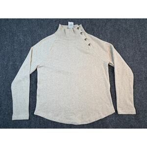 J.Crew Women’s Heart Button Sweater XS NWT Beige